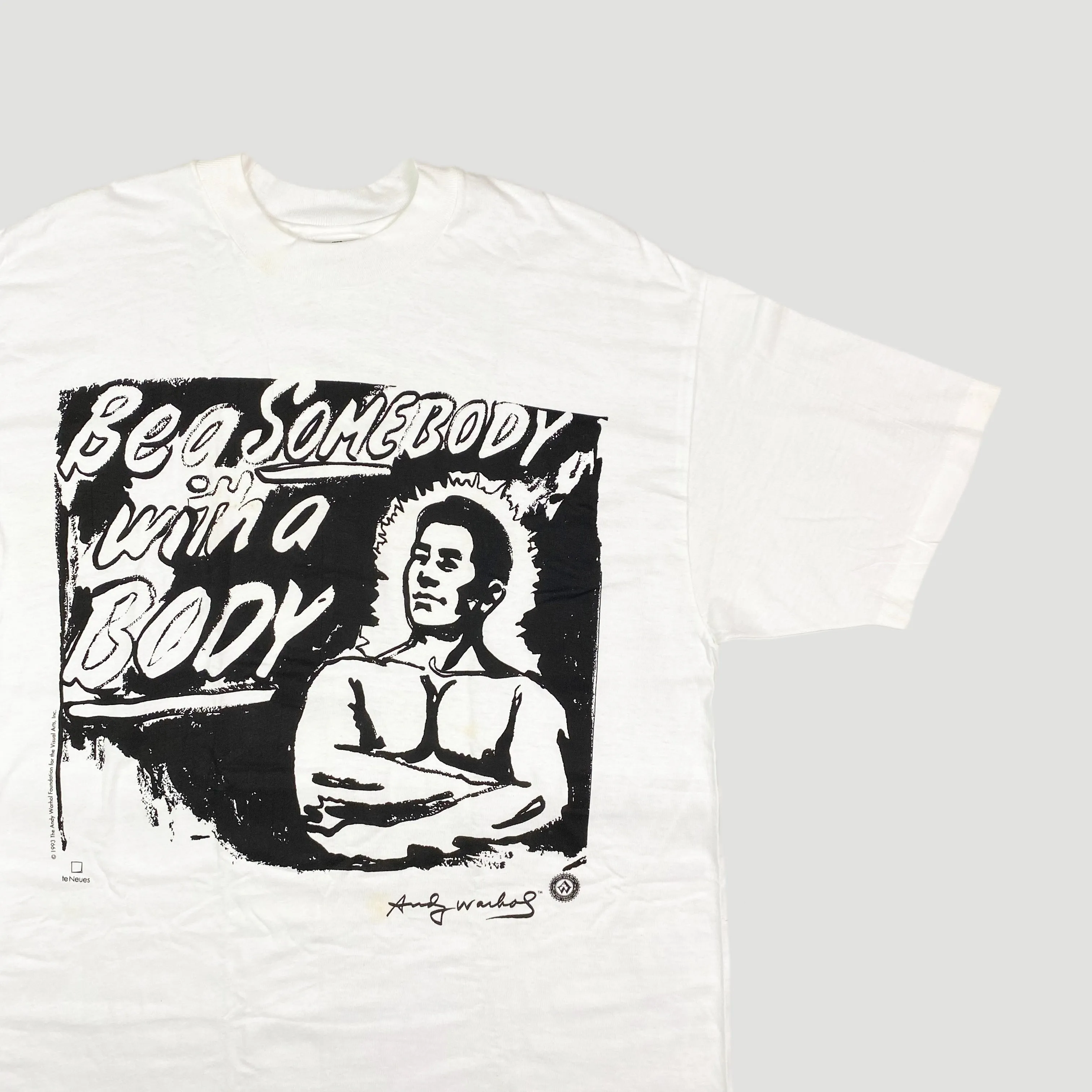 90's Andy Warhol ‘Be Somebody’ Boxed T-Shirt