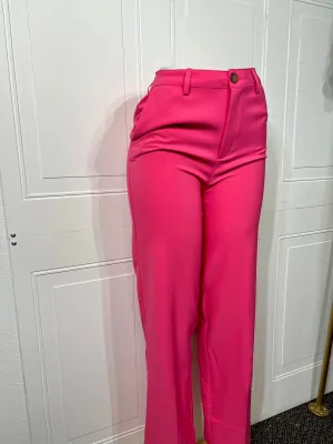 Alinna Ivory or Bubble Gum Straight Leg Pants