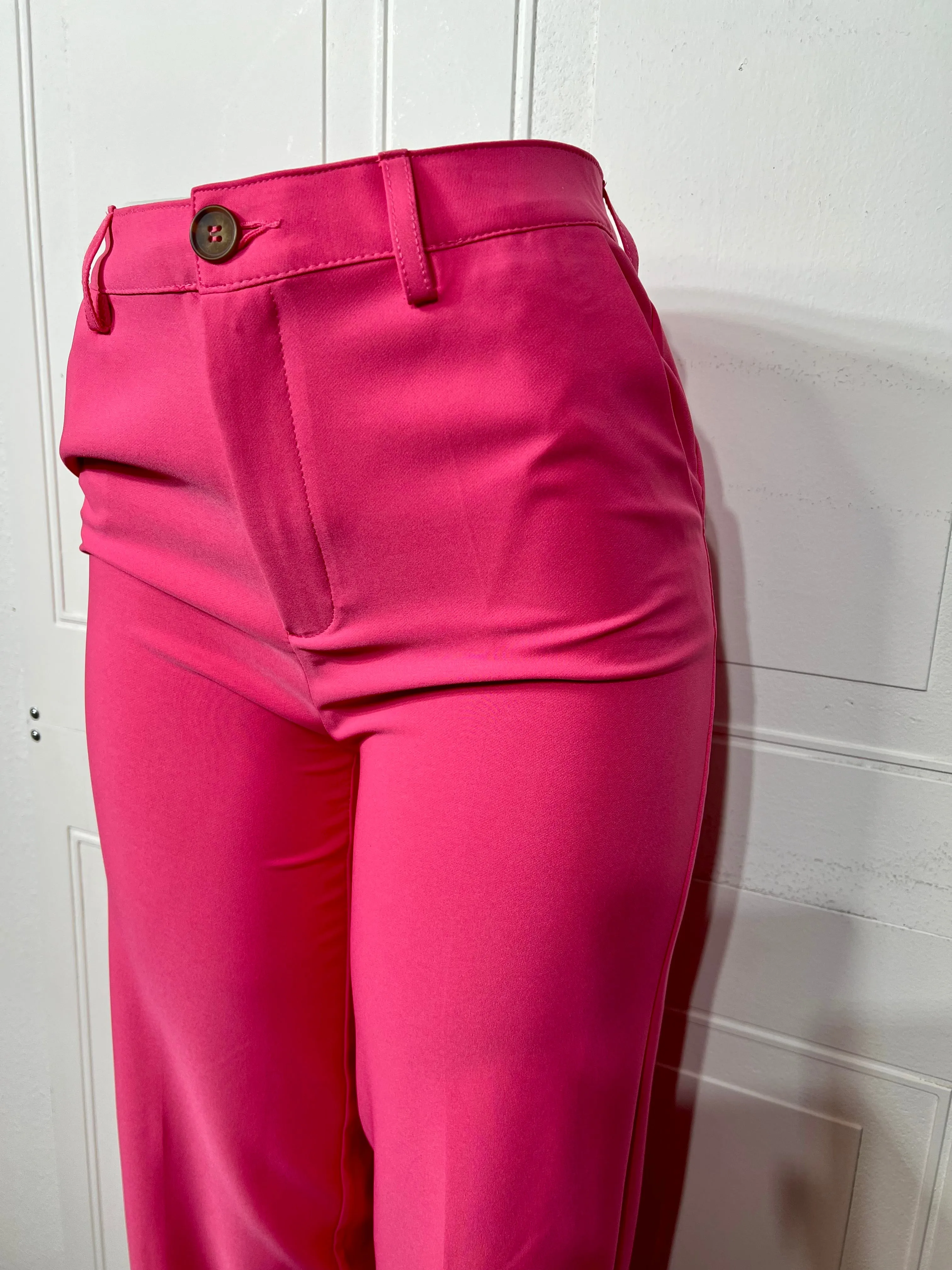 Alinna Ivory or Bubble Gum Straight Leg Pants
