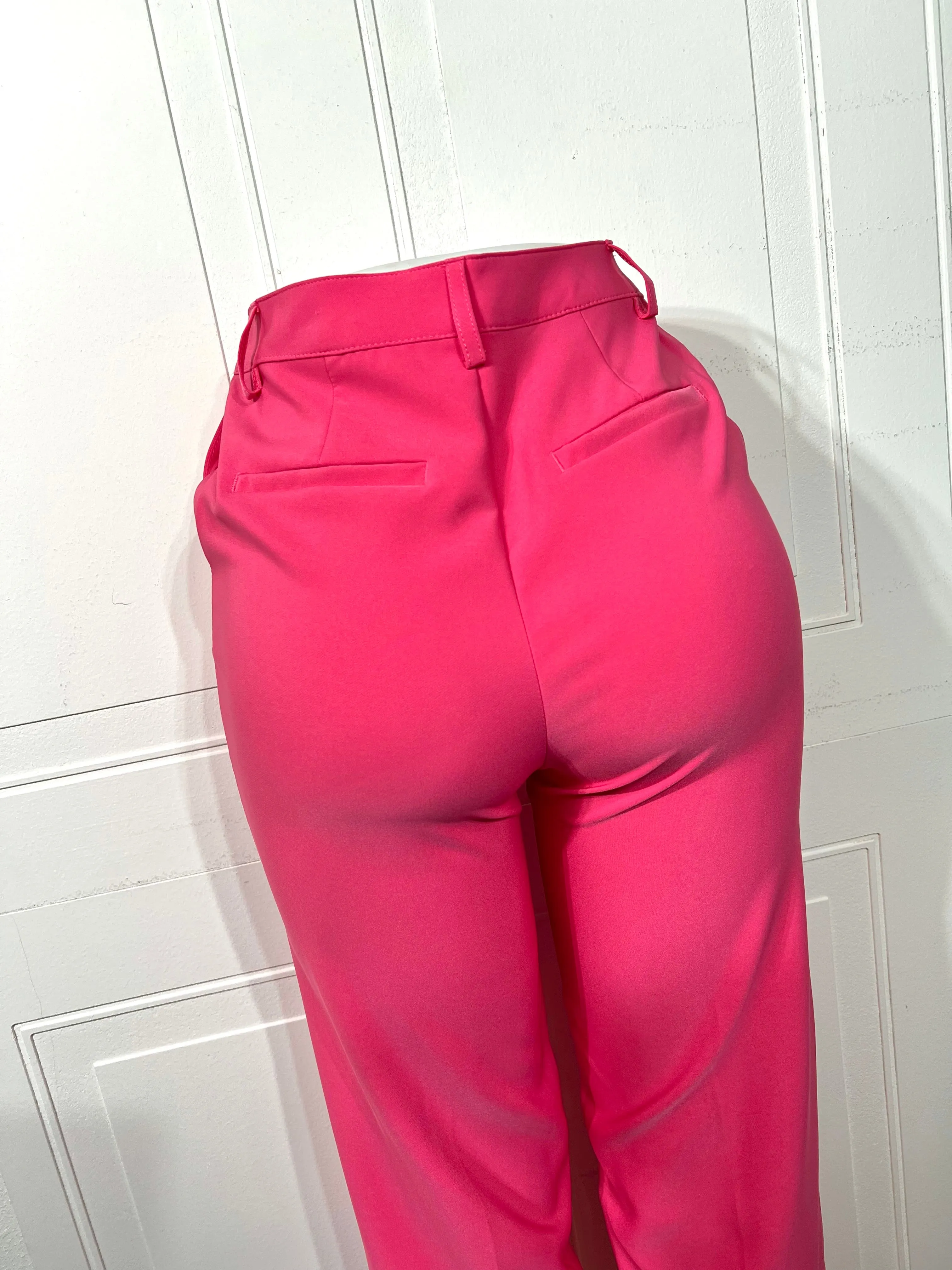 Alinna Ivory or Bubble Gum Straight Leg Pants