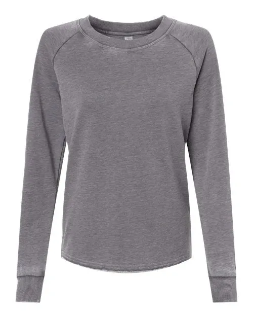 Alternative Women's Lazy Day Mineral Wash French Terry Sweatshirt