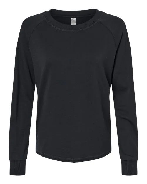 Alternative Women's Lazy Day Mineral Wash French Terry Sweatshirt