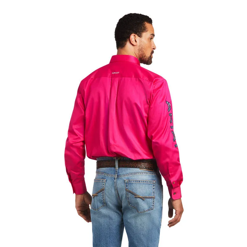 ARIAT MEN'S TEAM LOGO TWILL CLASSIC FIT SHIRT- 10040656