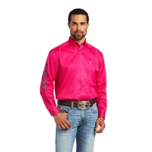 ARIAT MEN'S TEAM LOGO TWILL CLASSIC FIT SHIRT- 10040656