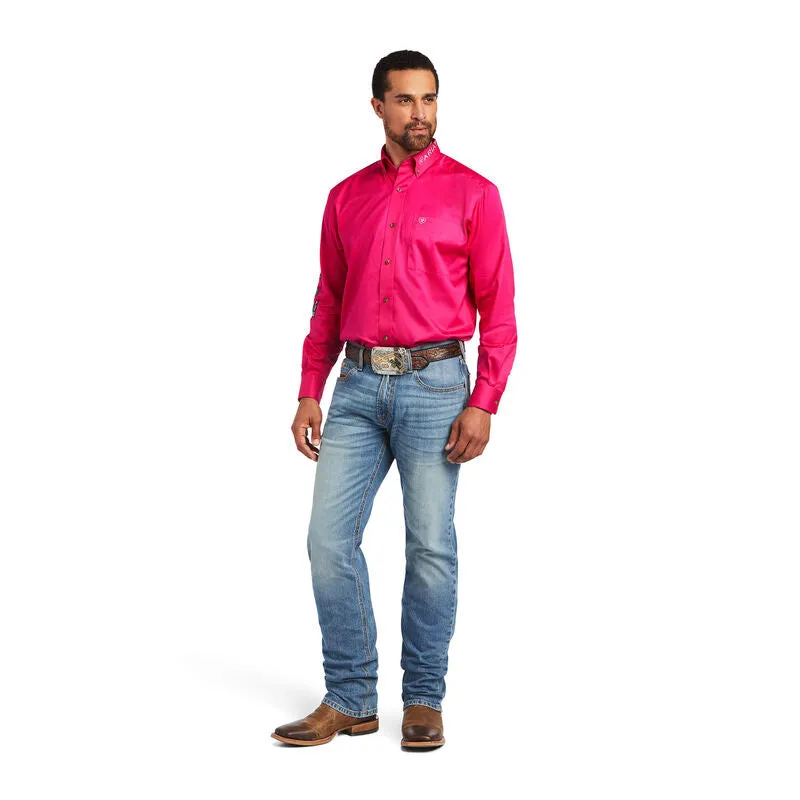 ARIAT MEN'S TEAM LOGO TWILL CLASSIC FIT SHIRT- 10040656