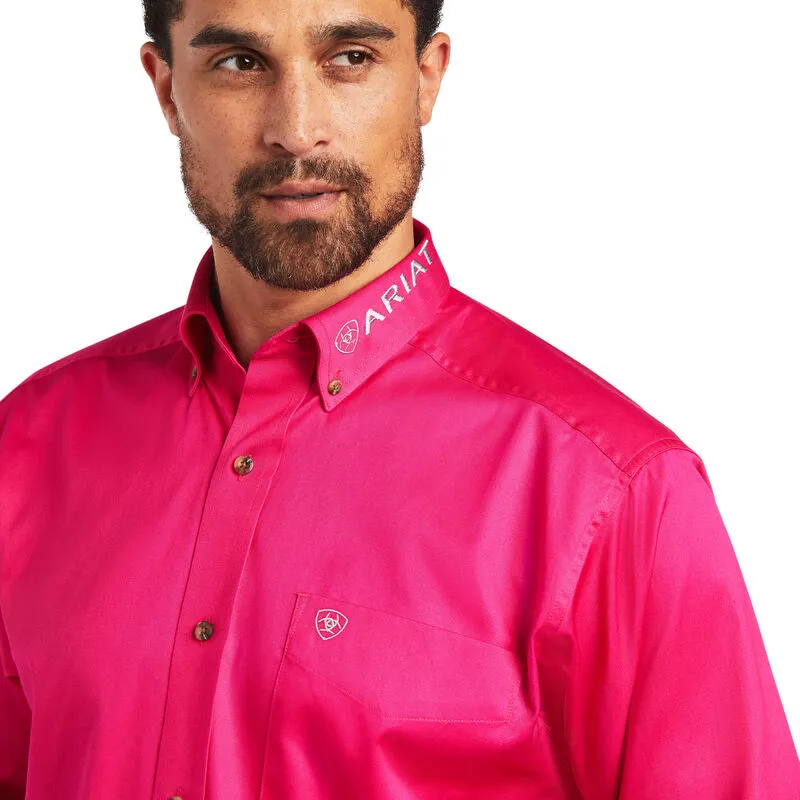 ARIAT MEN'S TEAM LOGO TWILL CLASSIC FIT SHIRT- 10040656