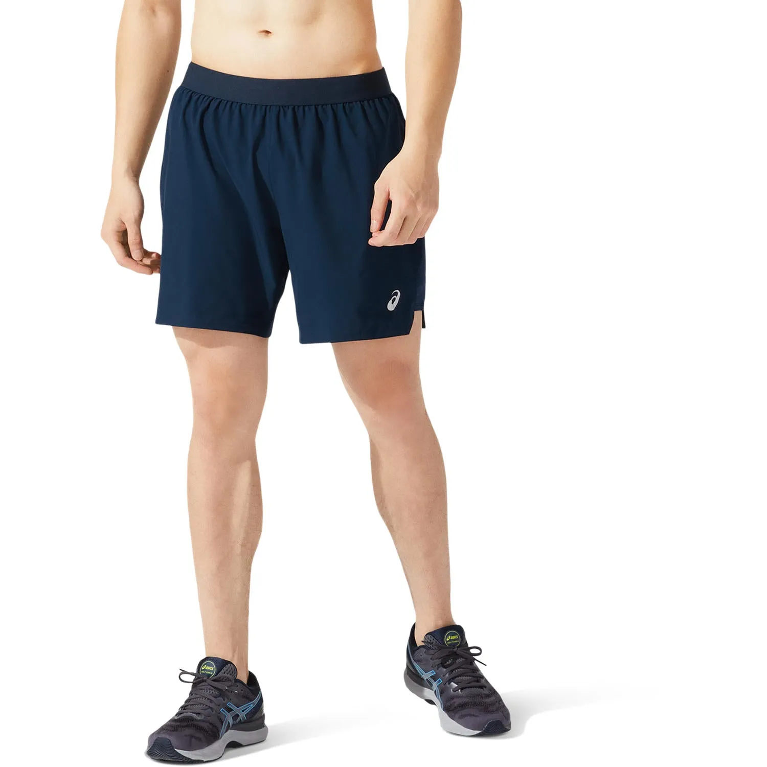 ASICS Mens 2-in-1 7" Road Shorts