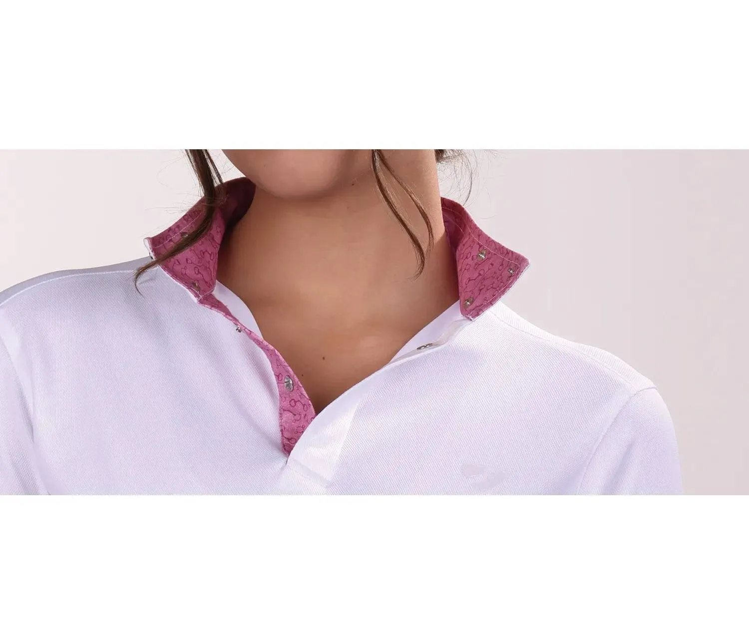 Aubrion Equestrian Style Kids Long Sleeve Show Shirt - CLEARANCE