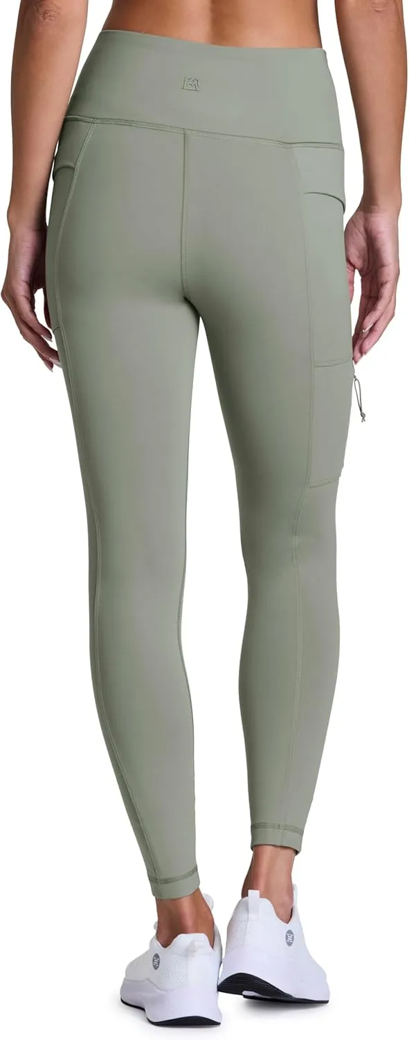 Avalanche Full Length Hiking Legging for Women, Ultra Soft Squat Proof Outdoor Workout Leggings with Cargo, Zipper Pockets