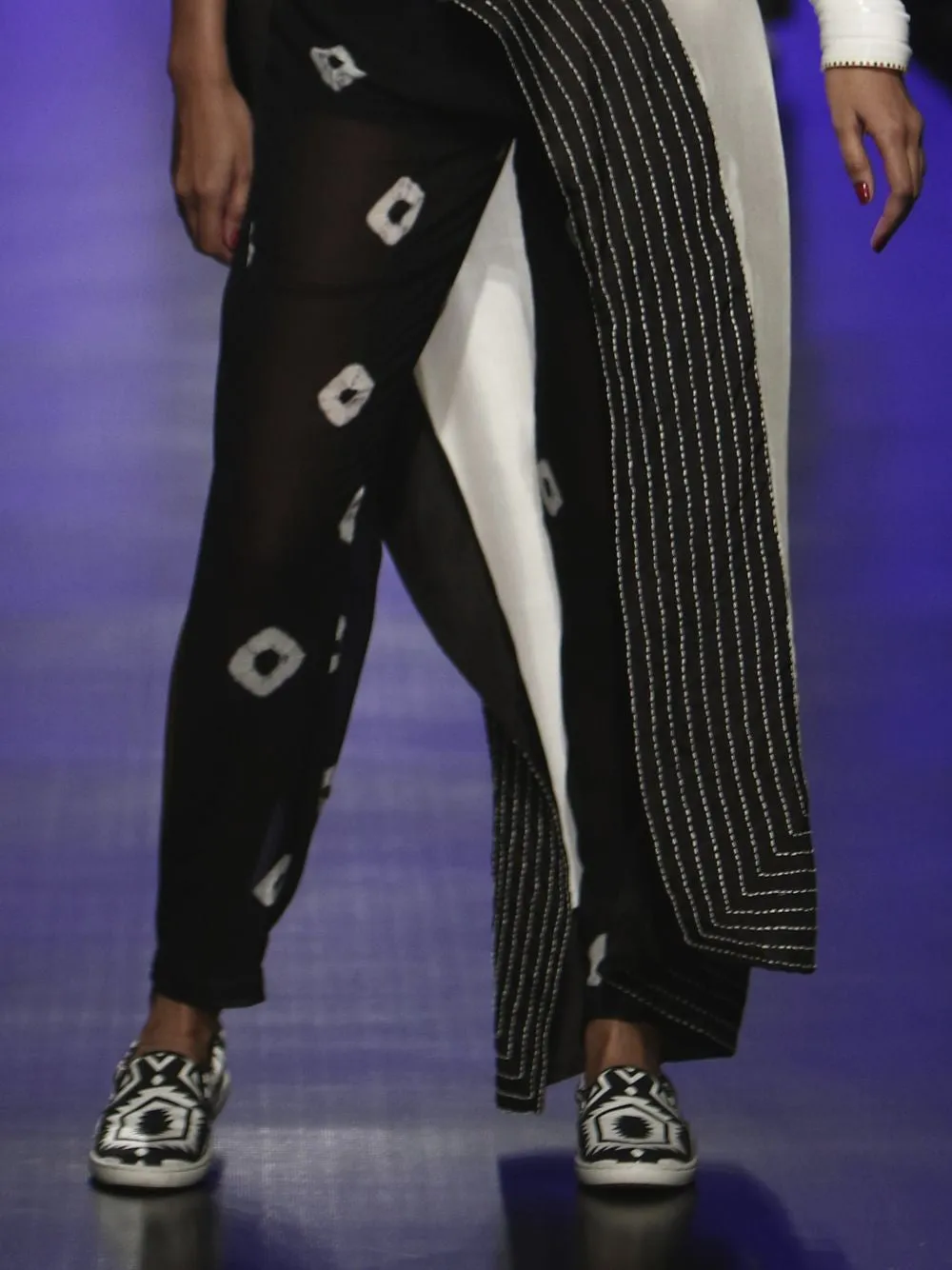 Bandhni Overlap Pants