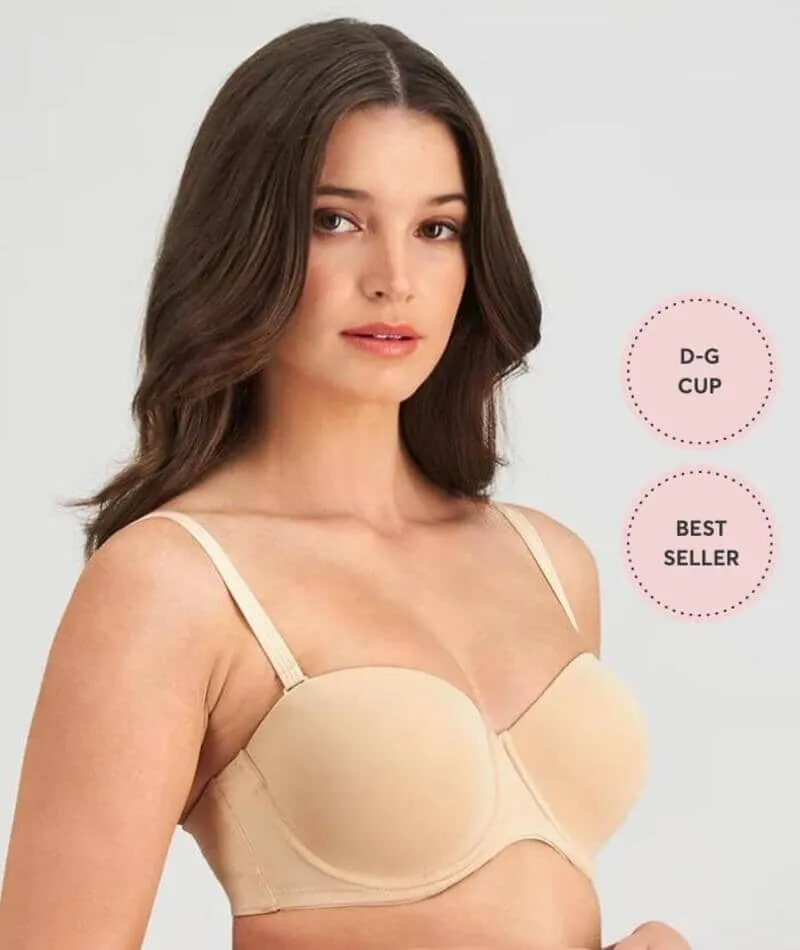Bendon Sculptress Strapless Bra - Latte