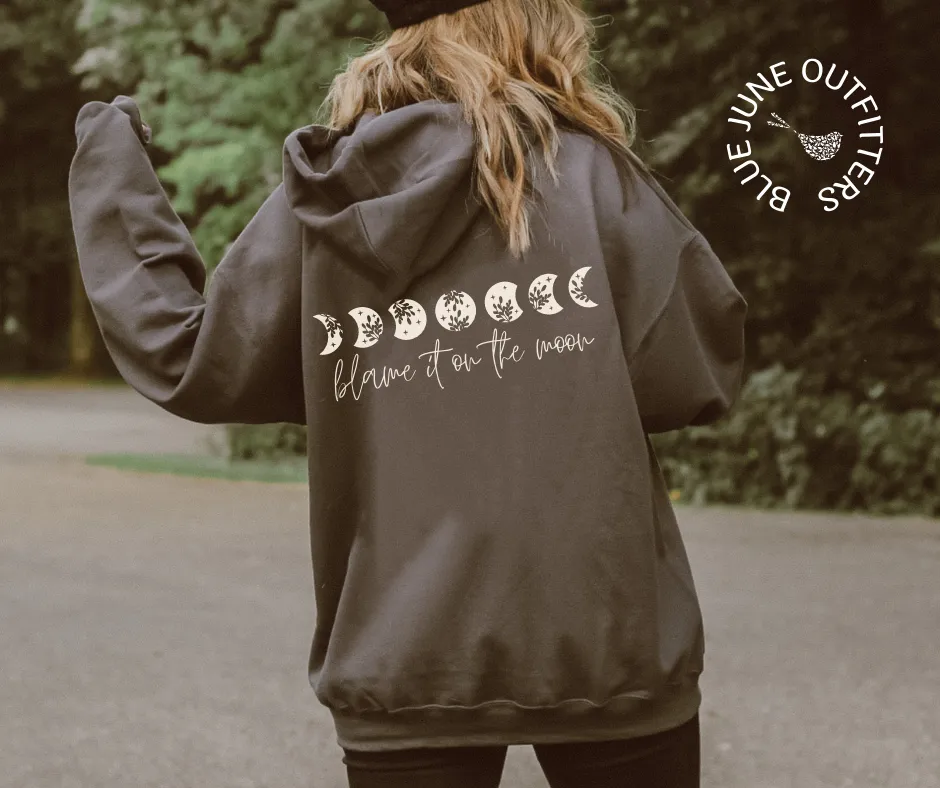 Blame It On The Moon | Boho Hoodie