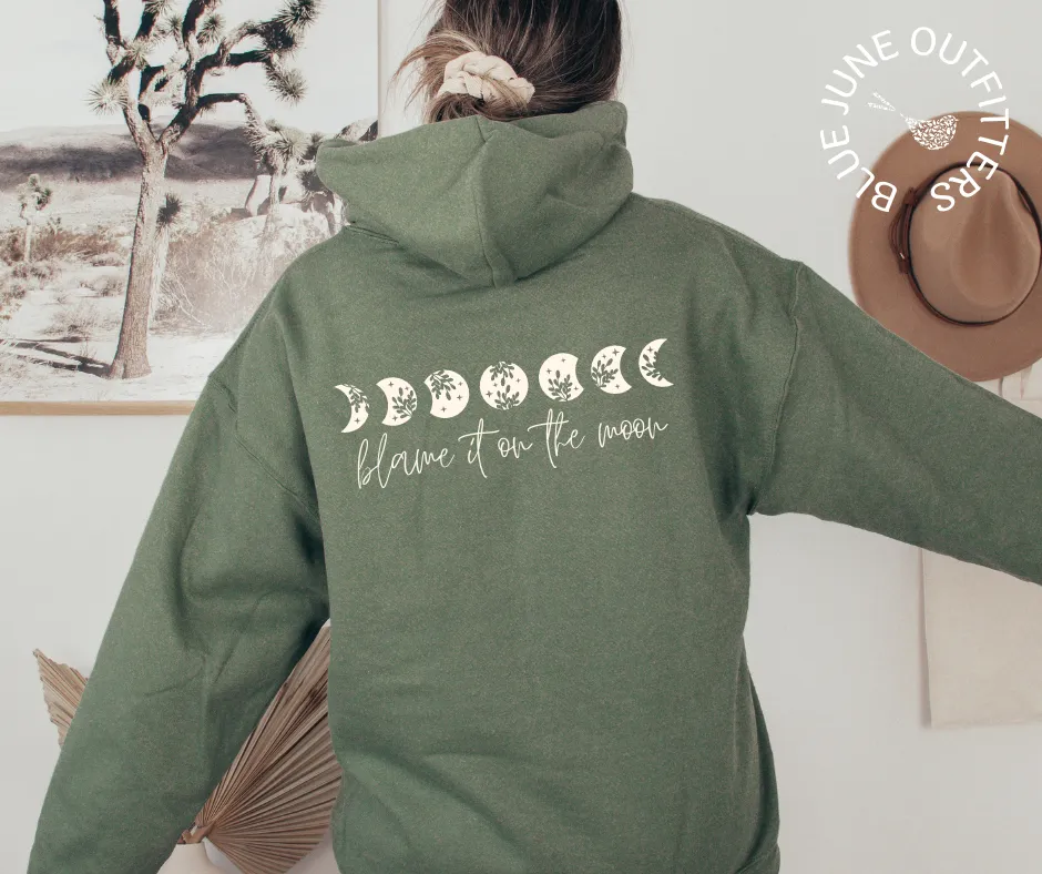 Blame It On The Moon | Boho Hoodie