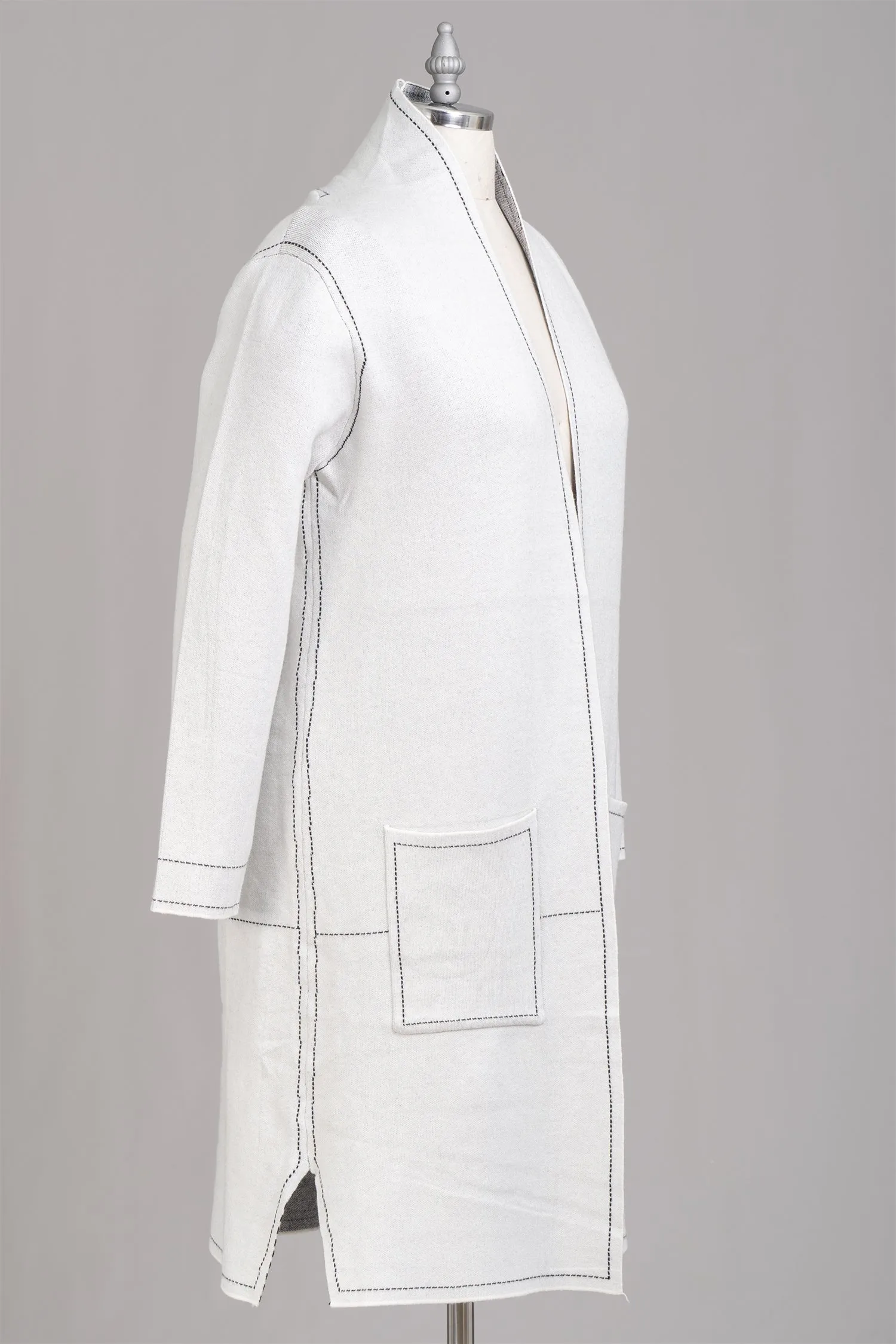 Boho Chic 18627 Long Sweater Knit Cardigan