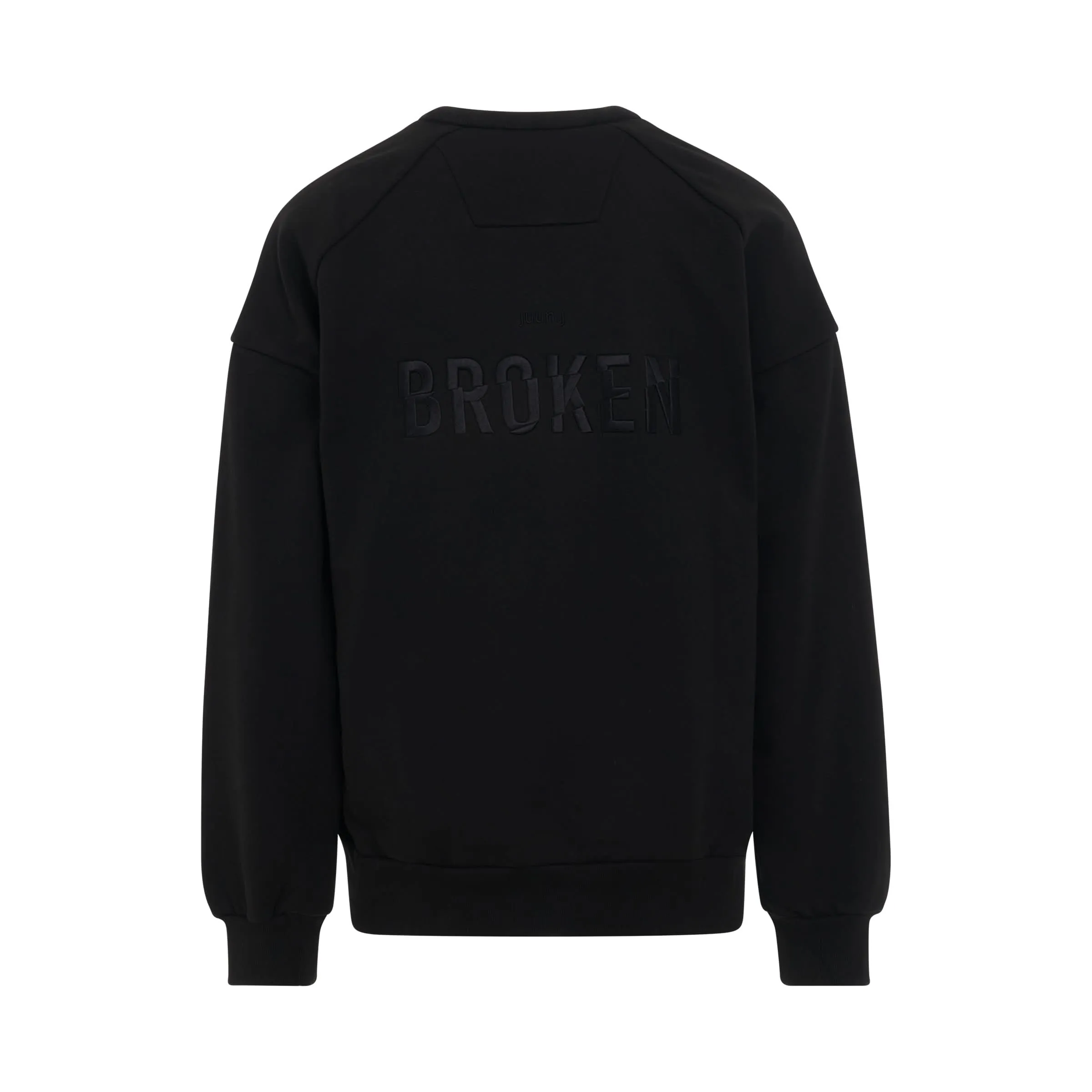 Brushed Cotton Sweatshirts in Black