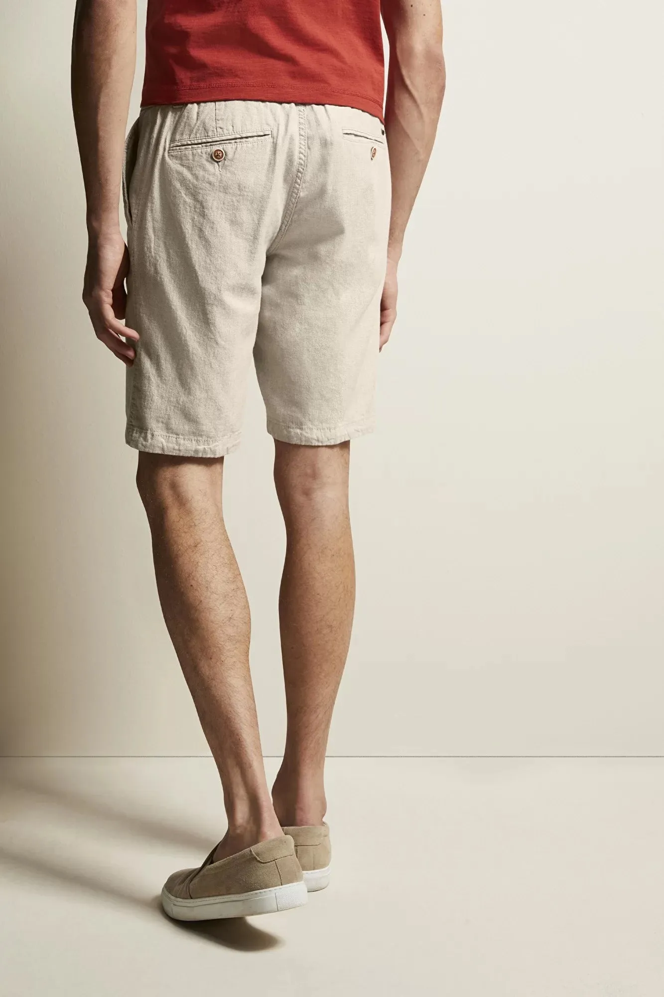 Bugatti - Bermuda with drawstring, Beige