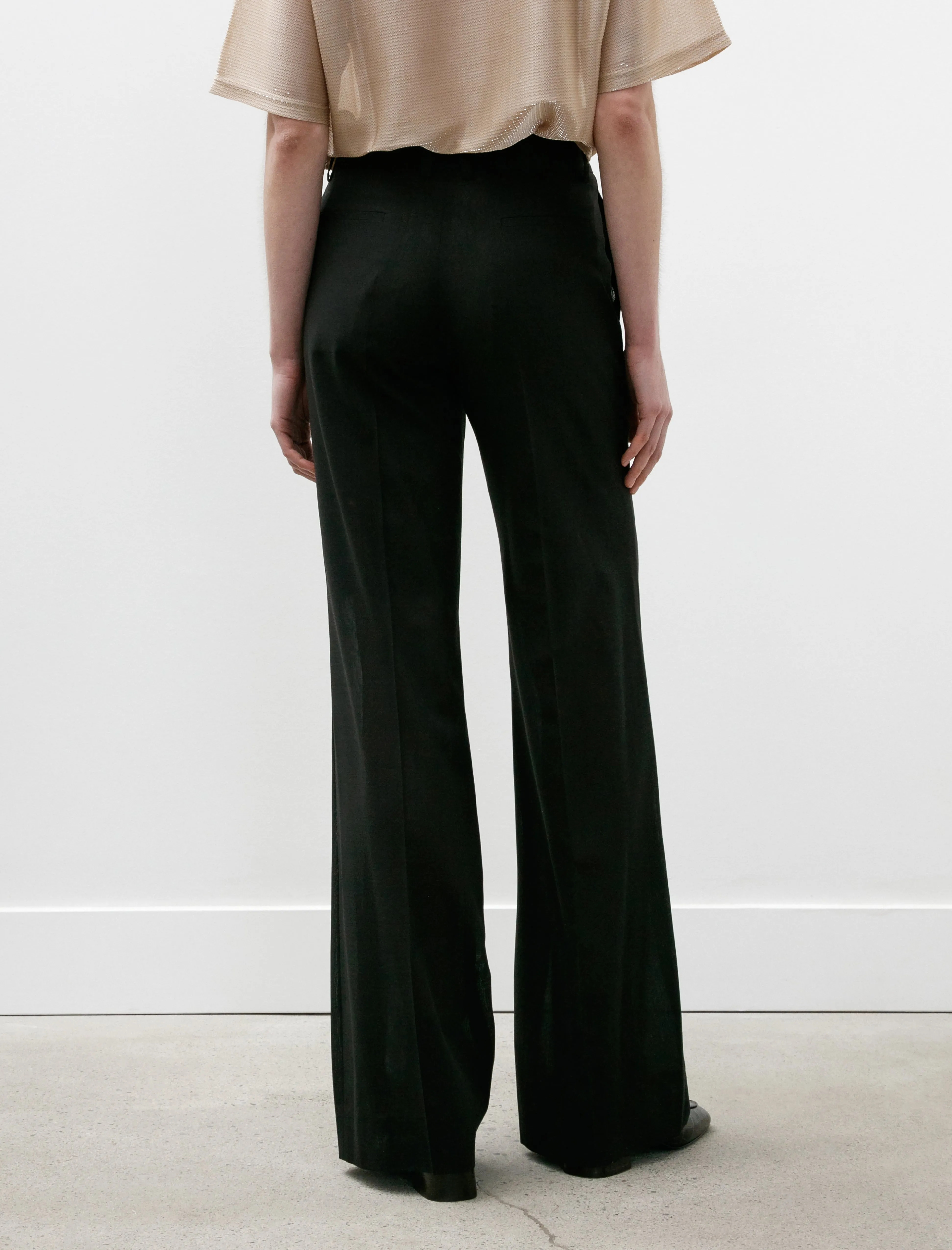Buttoned Trousers Black