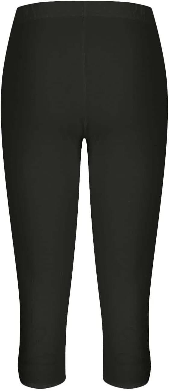 Capri Leggings for Women Summer Cropped High Waisted Knee Length Yoga Pants Comfy Stretchy Workout Compression Pants