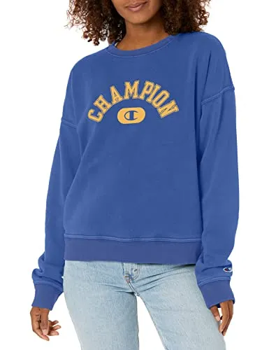 Champion Crush-Dye, Crewneck Hooded Sweatshirts
