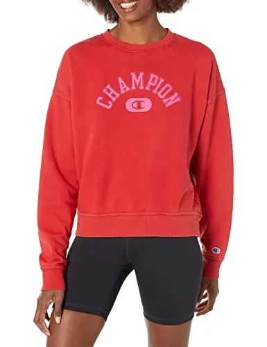 Champion Crush-Dye, Crewneck Hooded Sweatshirts