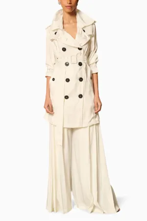 Checkmate Ivory Striped Hakama Pants
