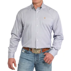 Cinch Men's Purple Micro Stripe Long Sleeve Shirt