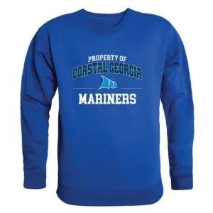 College of Coastal Georgia Mariners Property Fleece Crewneck Pullover Sweatshirt