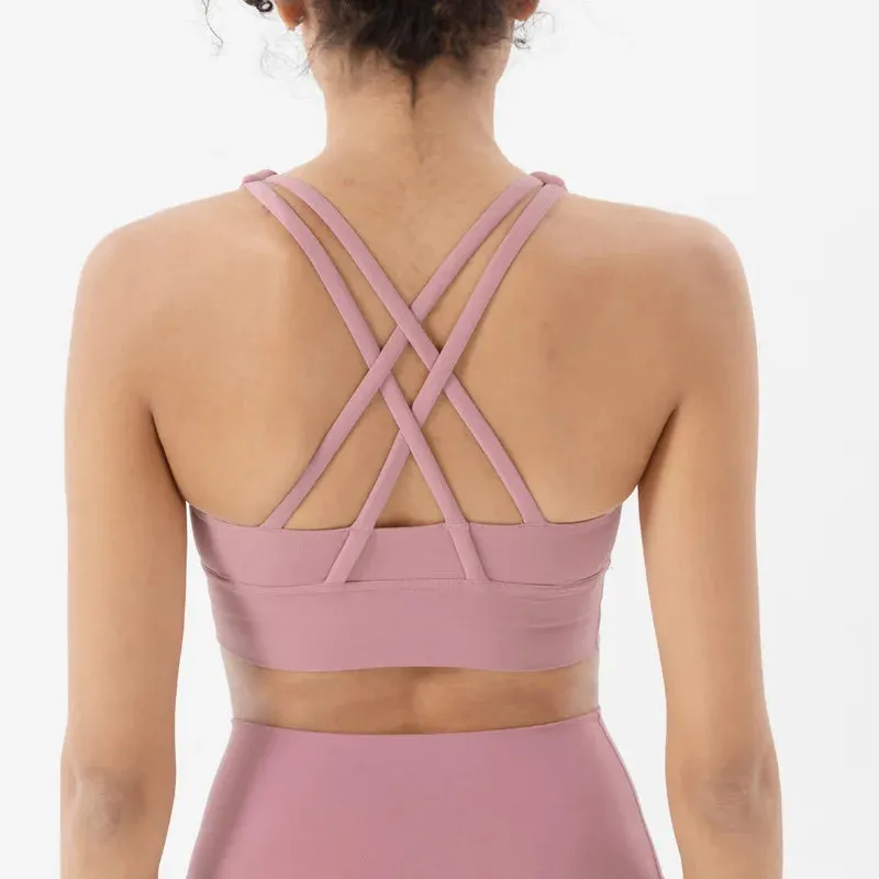 Cross Back Sports Bra