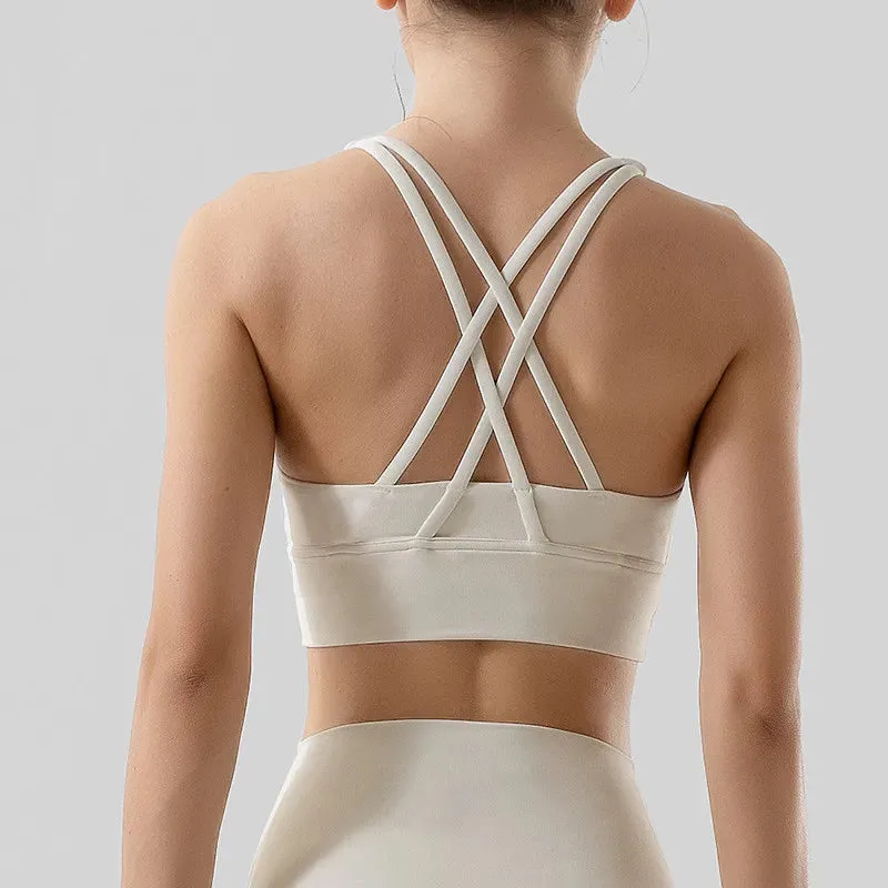 Cross Back Sports Bra
