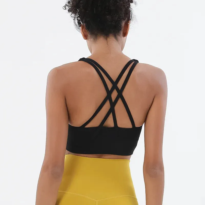 Cross Back Sports Bra