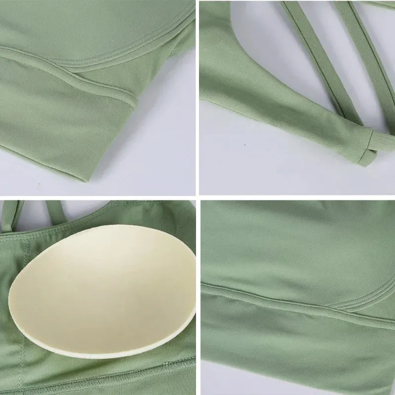 Cross Back Sports Bra