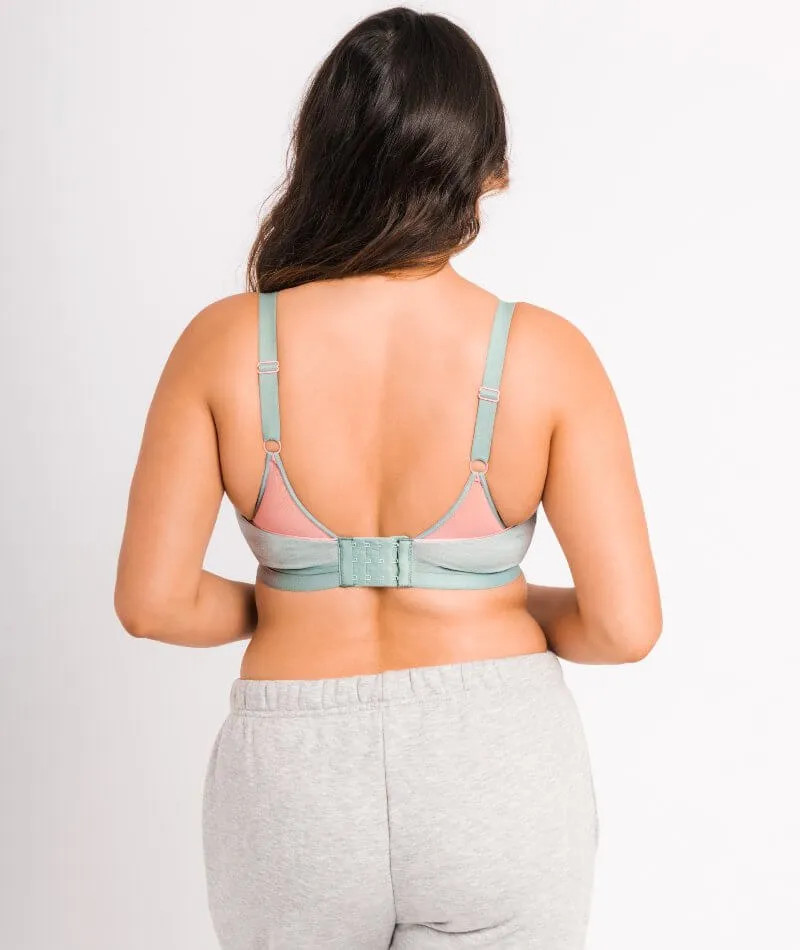 Curvy Kate In My Dreams Soft Cup Wire-Free Bralette - Mint/Pink