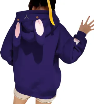 Cute Hoodies For Women Oversized Y2K Pullover Bunny Ear Hooded Sweatshirts With Pockets Long Sleeve Outfits Fall Clothes 2023