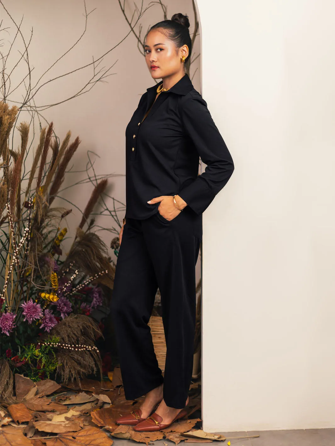 Dion Black Co-ord Set