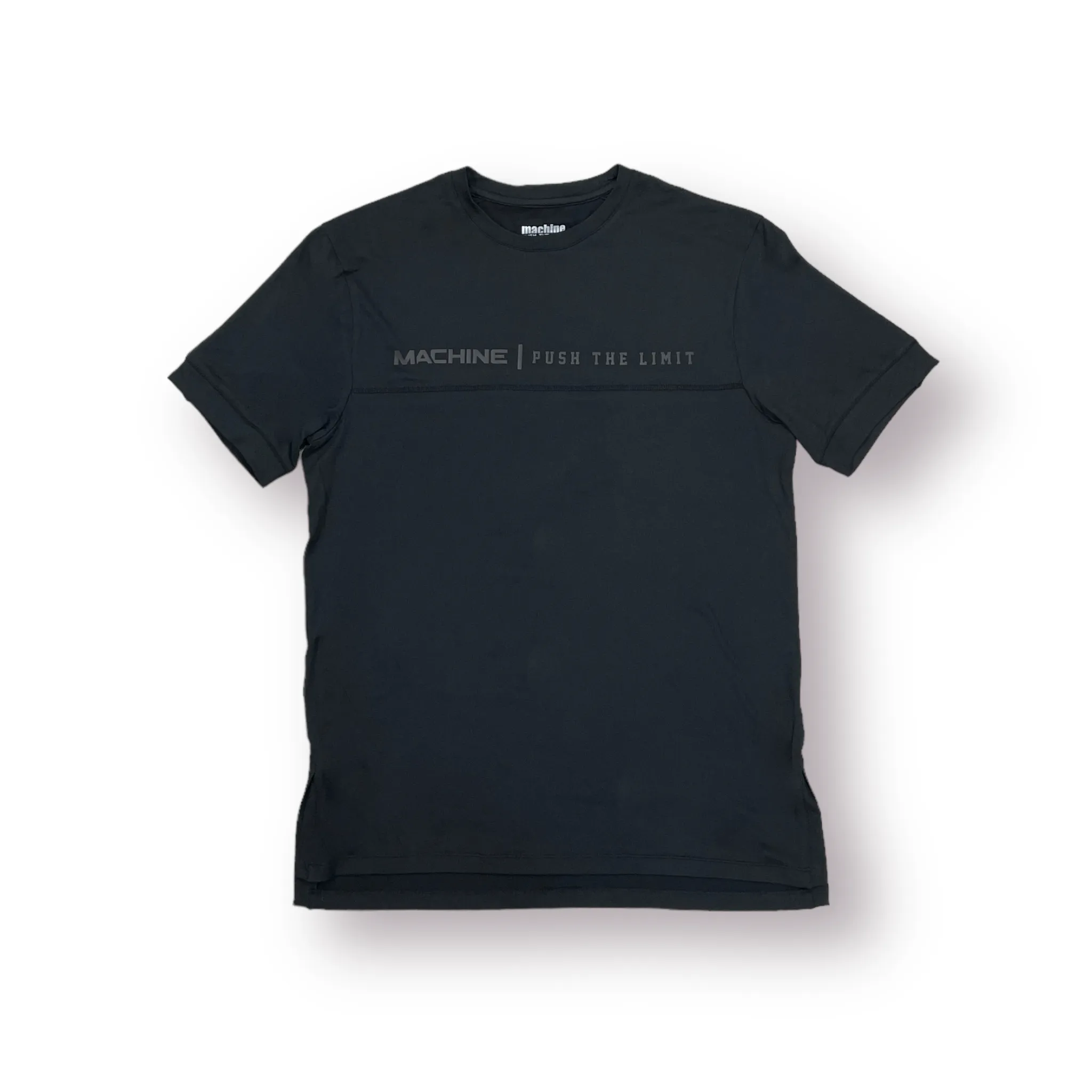 Ditmas Performance Fitted Split Hem Tee - Black