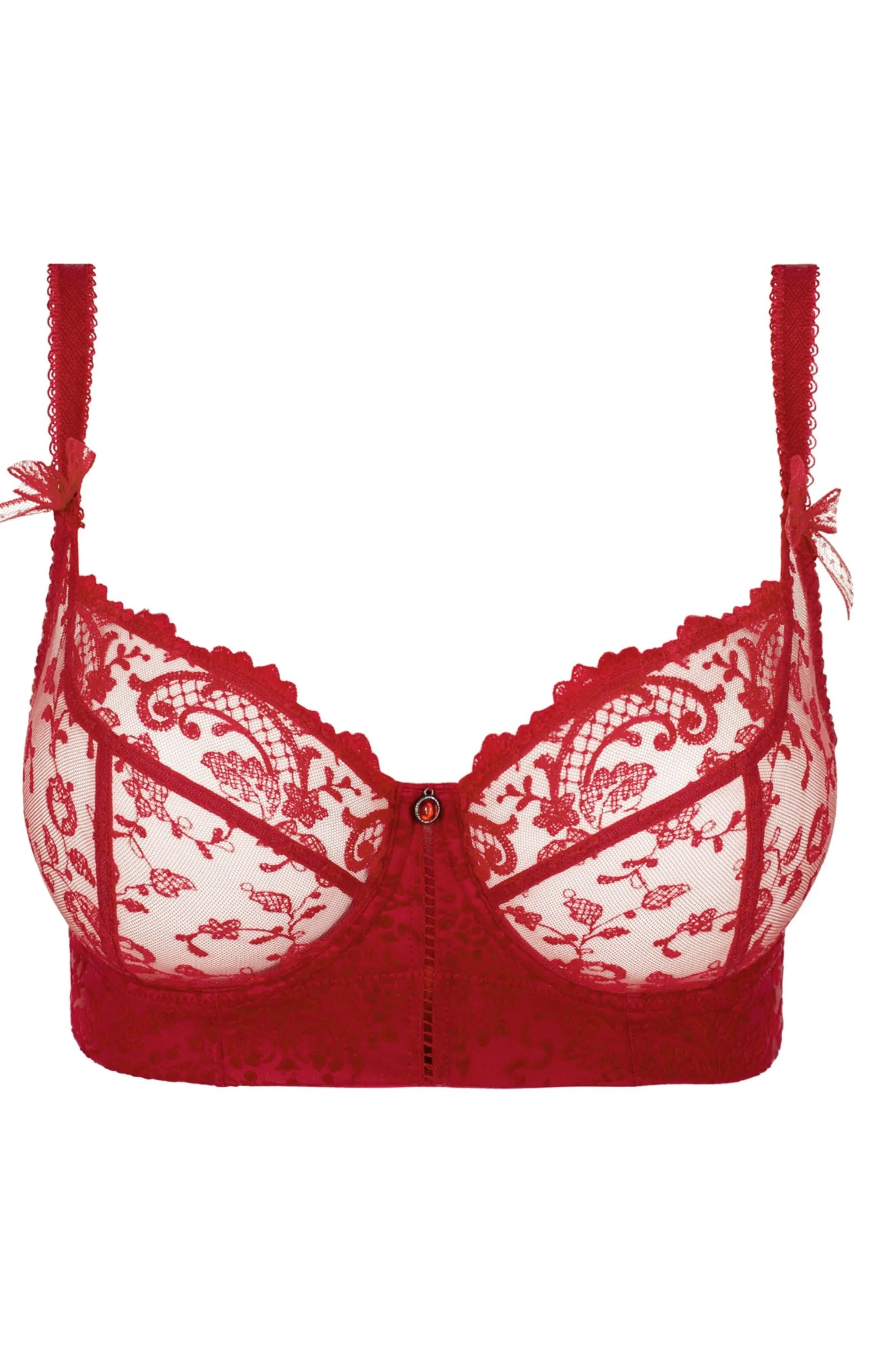 Empreinte Gaby Bustier Bra in Passion Red