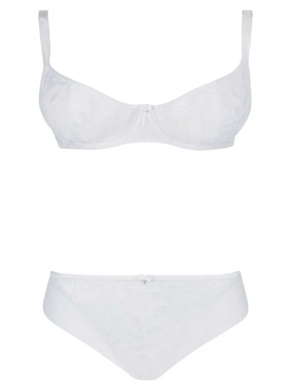 Fantasie Allegra Underwire Vertical Seam Bra, White