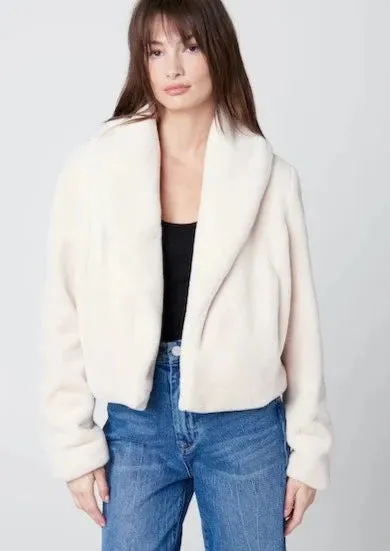 faux fur short coat