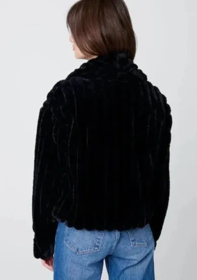 faux fur short coat