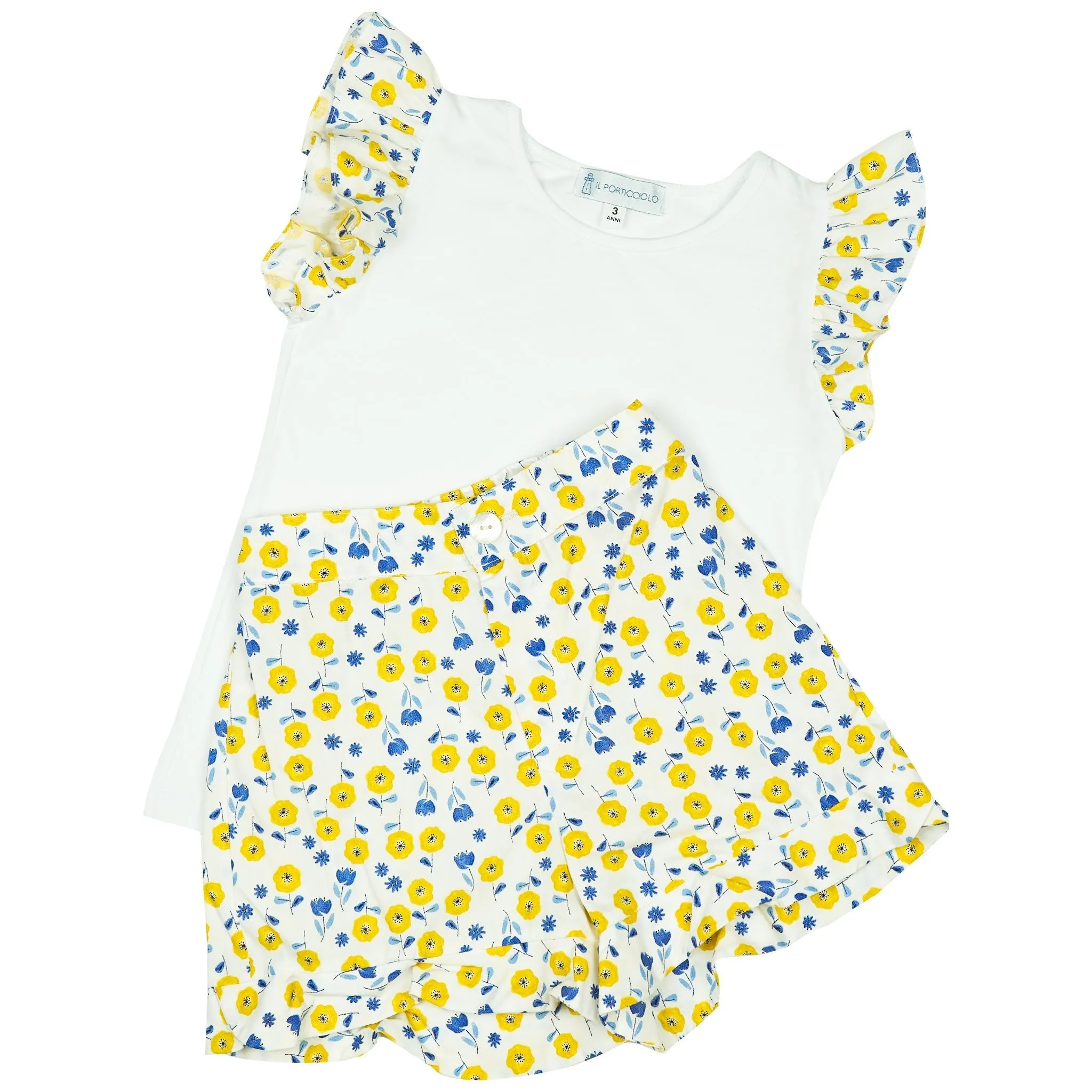 Flora Short Yellow