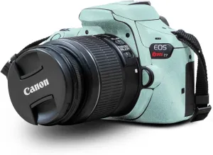 Glossy Glitter Skin Compatible with Canon EOS Rebel T7 Camera - Solid Seafoam - Premium 3M Vinyl Protective Wrap Decal Cover - Easy to Apply | Crafted in The USA by MightySkins