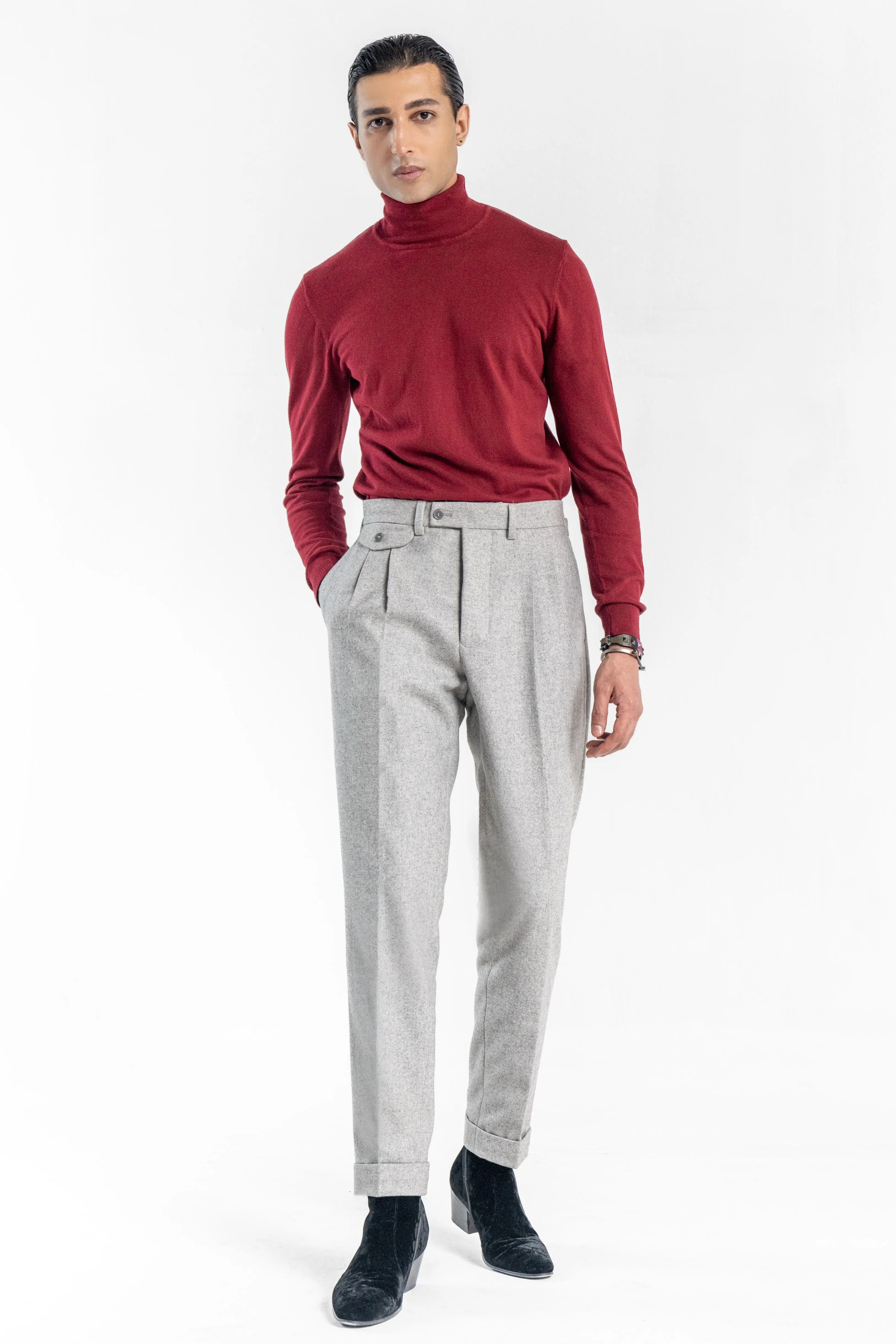 Grey Flannel Pants