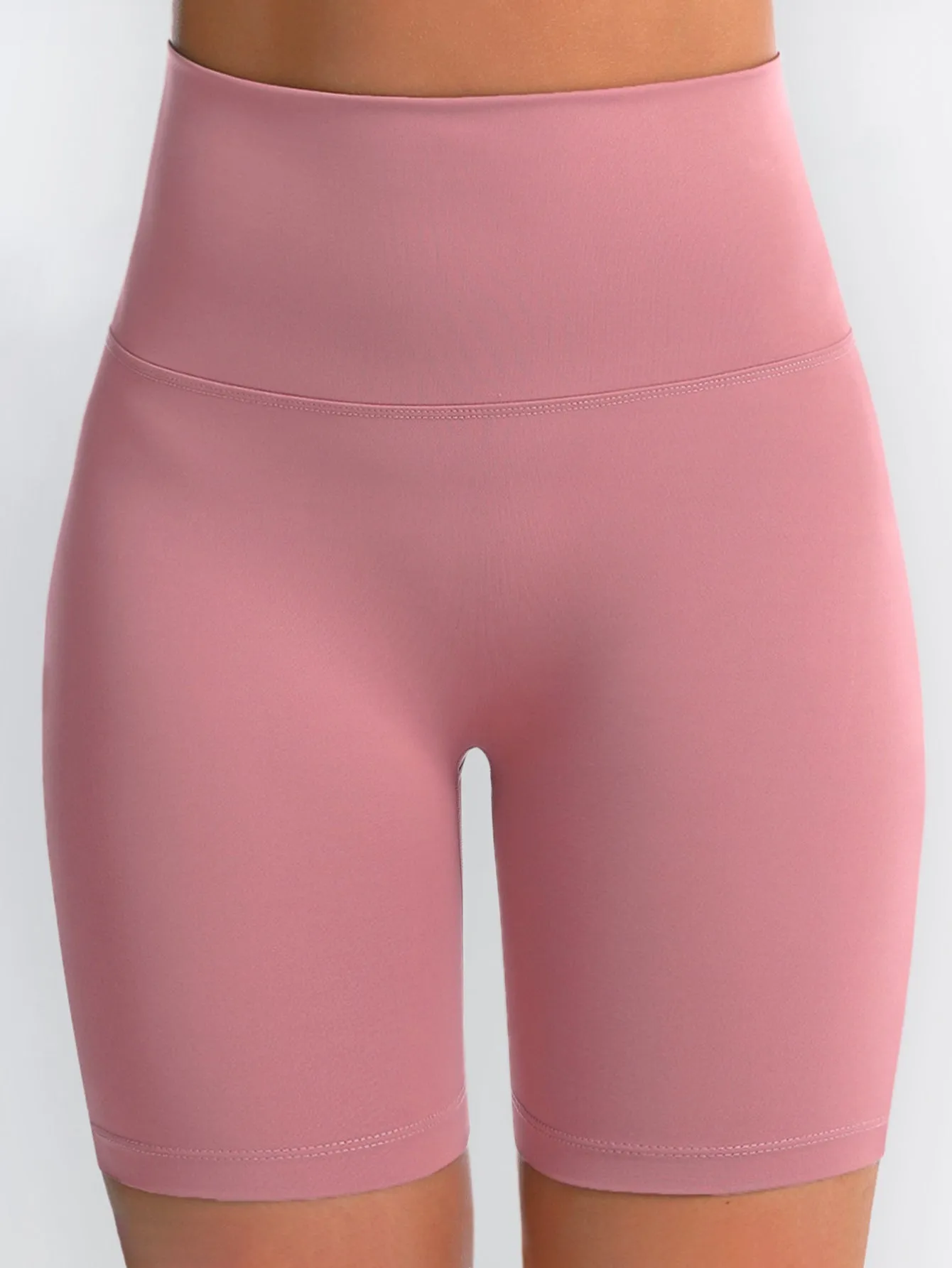 High Waist Quick-Dry Back Pocket Shorts