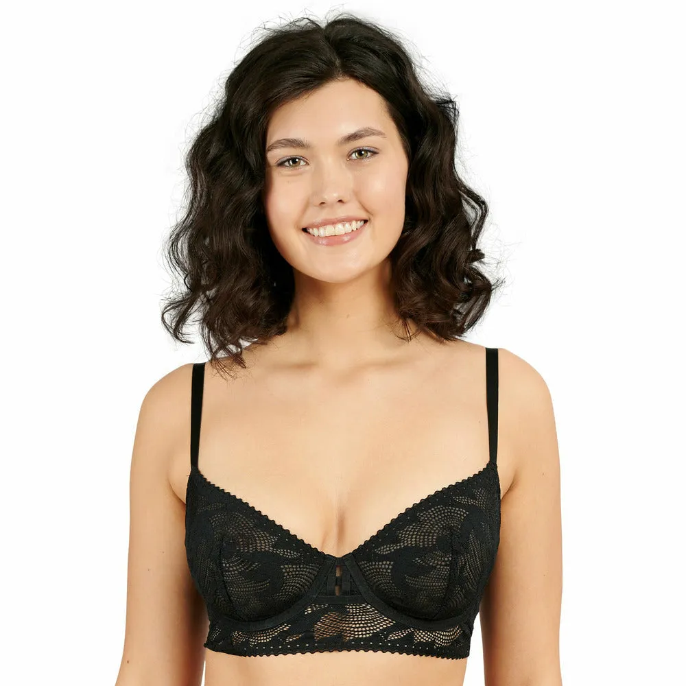Hirondelle Lace Longline Balconette Bra