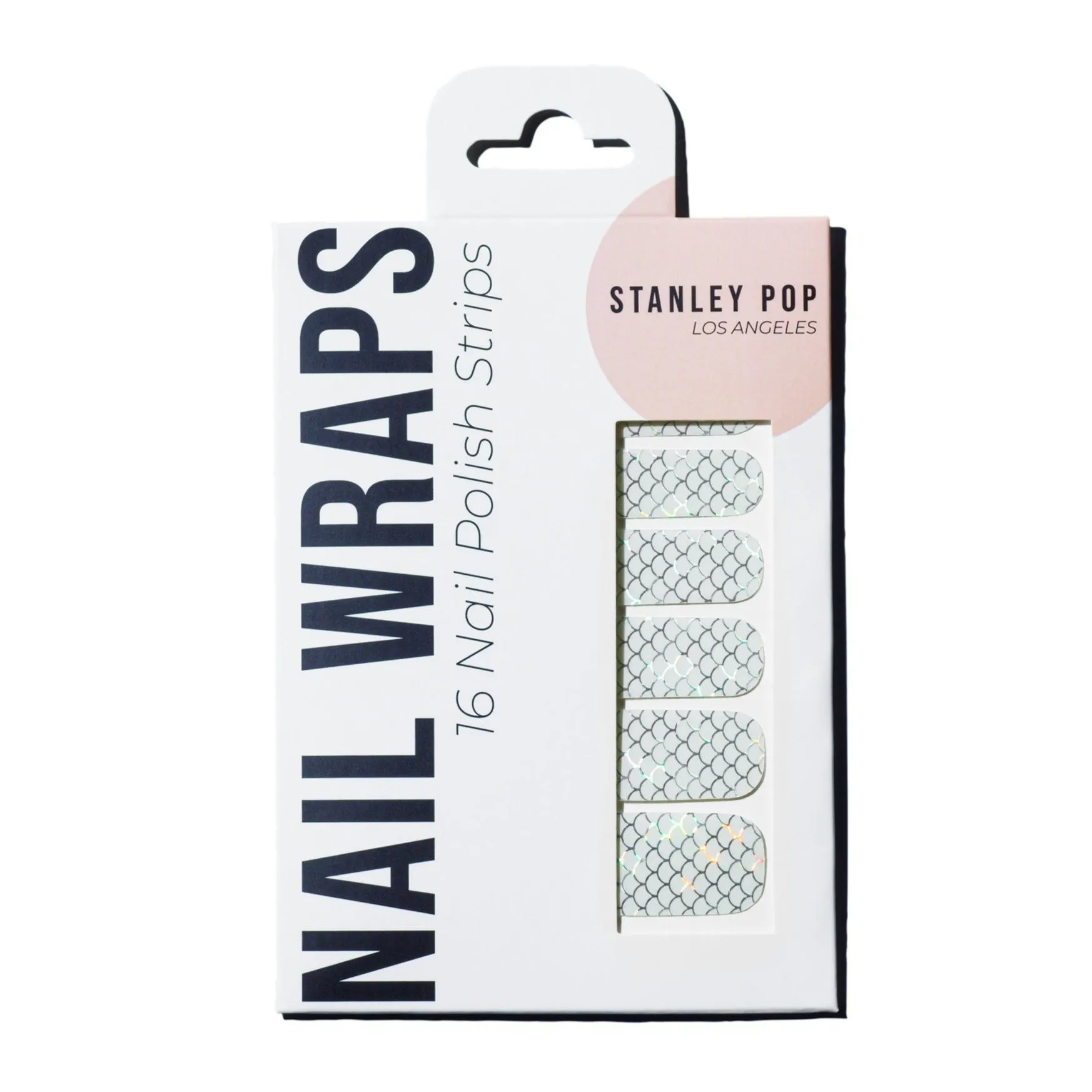 Holographic Mermaid Nail Polish Wraps (Transparent)