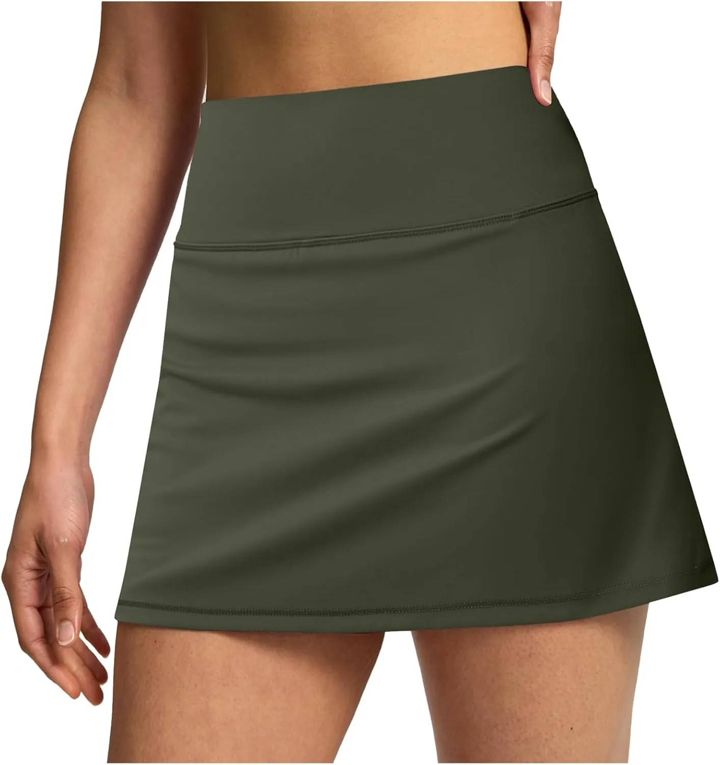 JiXiang Mini Skirt with Shorts High Waisted Tennis Skirts for Women with Pockets Golf High Waisted Inner Athletic Skorts