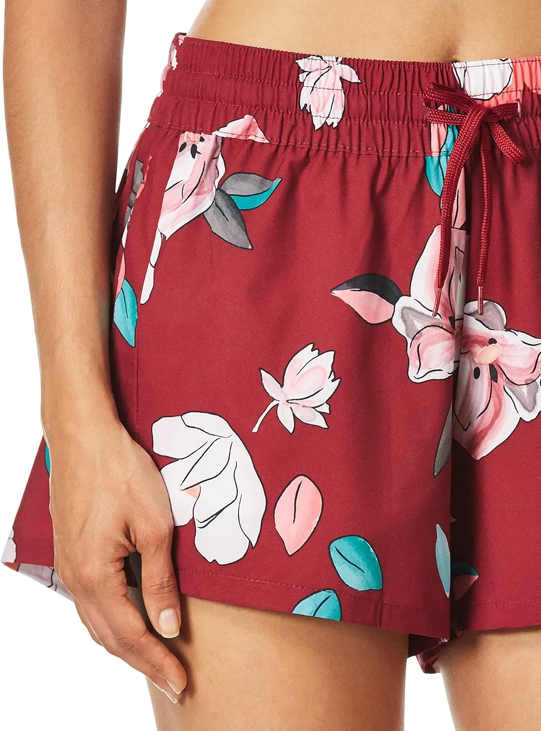Kanu Surf Women's Darren Swim UPF 50  Quick-Dry Stretch Gym Shorts 2 Side Back Zipper Pocket
