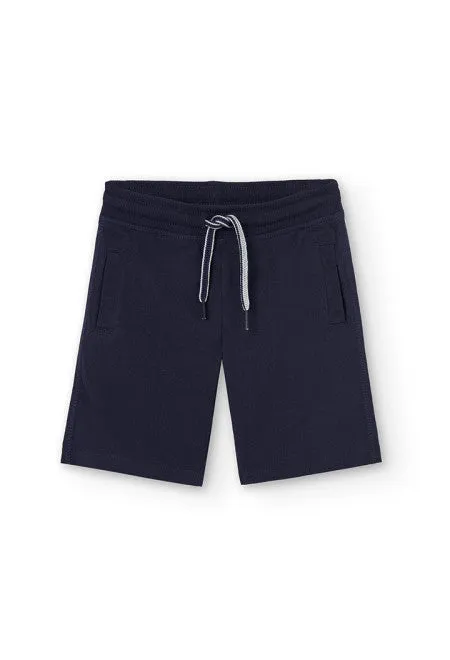 Knit bermuda shorts flame for boy -BCI - 590161
