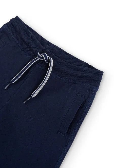 Knit bermuda shorts flame for boy -BCI - 590161