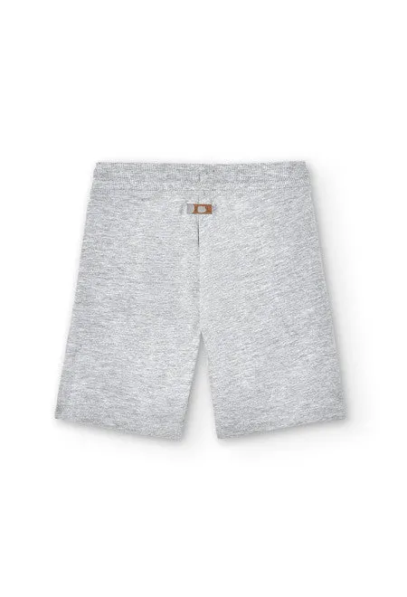 Knit bermuda shorts flame for boy -BCI - 590161